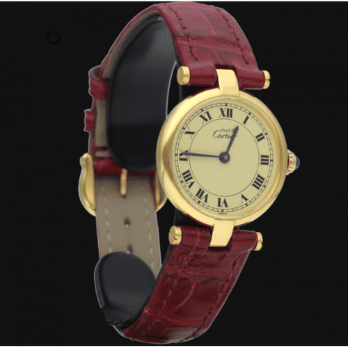 Montre Cartier Montre Must De Cartier Vermeil 58 Facettes MT41240