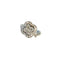 Bague 51 Bague or blanc et diamants 58 Facettes INV033