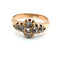 Bague 55 Bague ancienne or rose et diamants bruns 58 Facettes