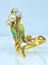 Bague 51 Bague en or jaune, émail, perles, époque Art Nouveau 58 Facettes AB422
