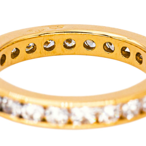 48 Bague Alliance américaine Or jaune Diamant 58 Facettes 4608559CN