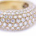 Bague 56 Ring in gold and diamond pavée 58 Facettes N102875LF