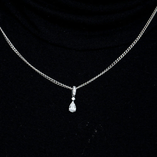 Pendentif Pendentif diamant or blanc 58 Facettes 2090679