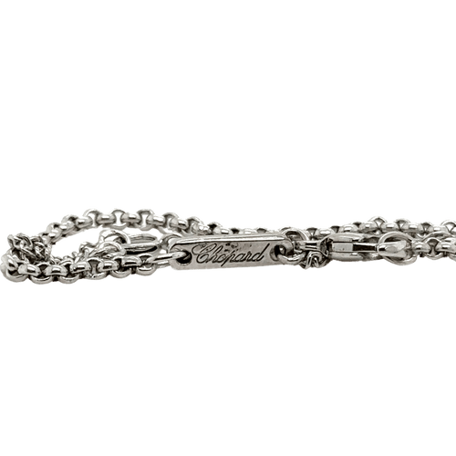 Collier CHOPARD - Collier Happy Diamond Or blanc et Diamant 58 Facettes 1.0000278/1