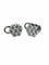 Clips d’oreilles marguerites en or gris et diamants 58 Facettes 258988