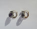 Boucles d'oreilles Boucles d’oreilles dormeuses améthyste or et argent 58 Facettes