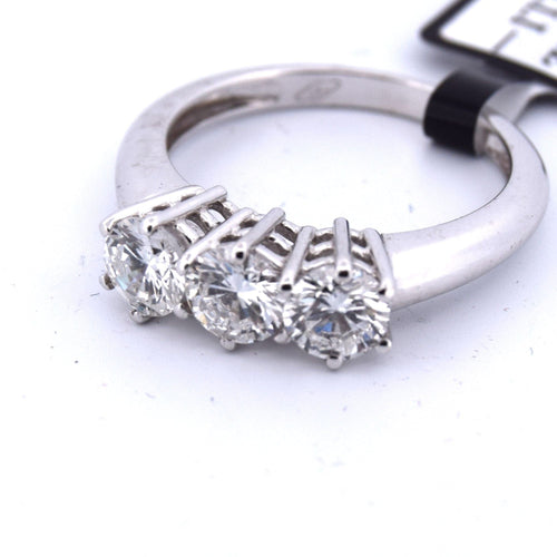 Bague 54 Bague TRILOGIE en or blanc 58 Facettes