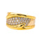 Bague 54 Bague  Bandeau Or jaune Diamant 58 Facettes 4292214RV