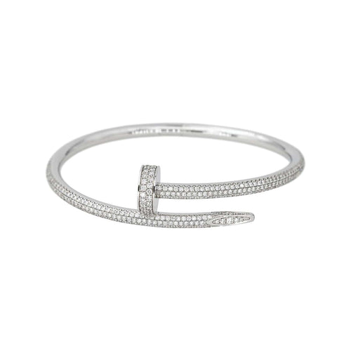 Bracelet Cartier Bracelet Jonc Juste un clou Or blanc Diamant 58 Facettes 4682507RV