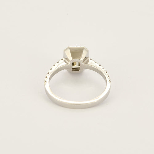 Bague 50 Bague en or blanc et diamants 58 Facettes LJ22-1