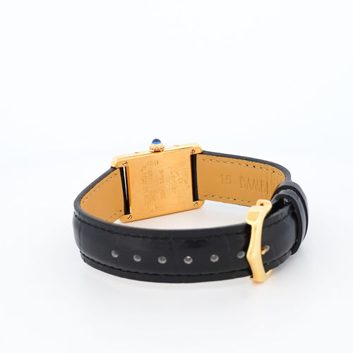 Cartier Tank Must - Ivory trinity dial - SM 58 Facettes