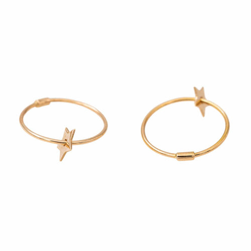 Boucles d'oreilles Boucles d'oreilles Créoles Or rose 58 Facettes 2841367CN