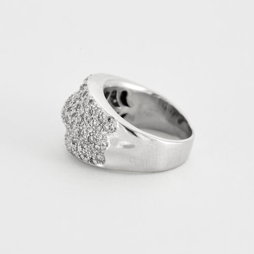 Bague Bague or blanc Diamants 58 Facettes LP1018/13