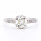 Bague 57 Bague de Fiançailles Solitaire avec Diamants - Belle Époque 58 Facettes 479