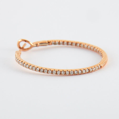 Boucles d'oreilles Boucle d'Oreilles Créoles Diamants 58 Facettes 2.93