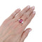 Bague 57 Bague or, diamants, rubis. 58 Facettes 34079