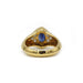 Bague 54 Bague or jaune saphir diamants 58 Facettes 210076R