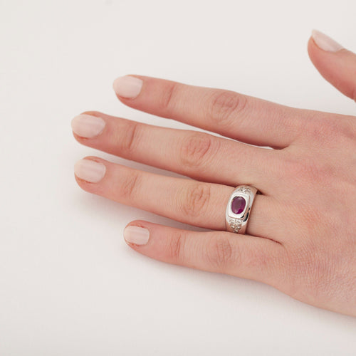 Bague 49 Bague rubis diamants 58 Facettes