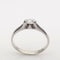 Bague 52 Solitaire en or blanc et Diamant 58 Facettes