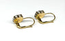 Boucles d'oreilles Boucles d'oreilles en or jaune et argent 916, serties de diamants taille rose, datant du début du XXe siècle. 58 Facettes E18