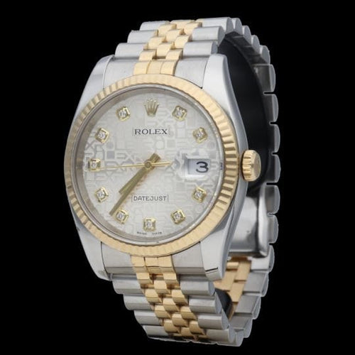 Montre Rolex Montre Date Just 36 58 Facettes MT42533