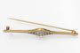 Broche Broche Art Déco en or jaune et platine, diamants, première moitié du XXe siècle 58 Facettes 10916