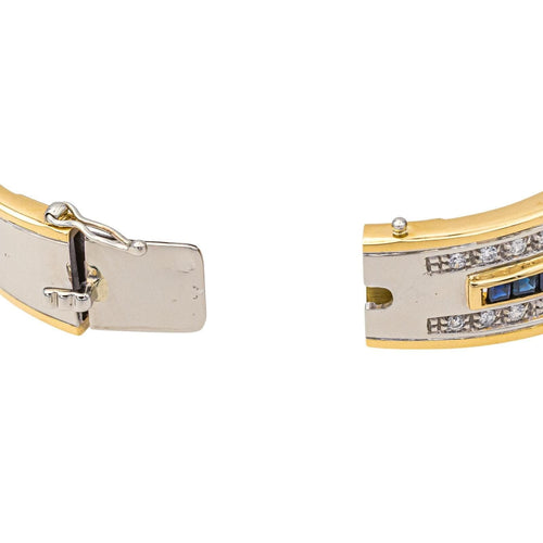 Bracelet Bracelet  Or jaune Saphir, Diamant 58 Facettes 4324636CN