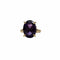 Bague 61 Bague en or jaune et amethyste 58 Facettes CAE-RI-OV-YGAM