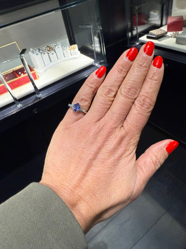 Bague 48 Bague Platine - Tanzanite et Diamants 58 Facettes 1.0002225/1