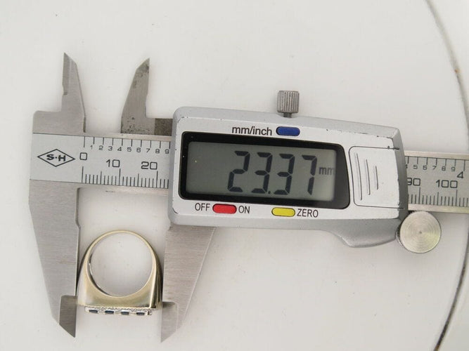 Bague 54 bague sertie 4 saphirs 2.08ct et 30 diamants 0.24ct 54 or blanc 18k 58 Facettes 267841