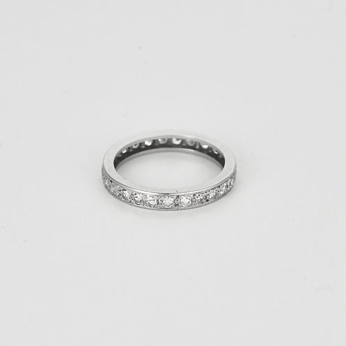 Bague 51 Bague en Or blanc 18k 58 Facettes CEC03553