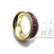 Bague 52 Bague en or jaune sertie de rubis et de diamants 58 Facettes 50384