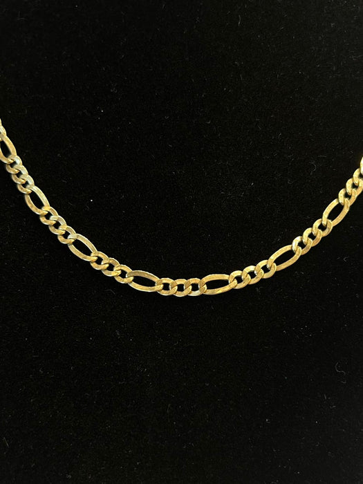 Collier Chaine maille gourmette or jaune 58 Facettes LP485