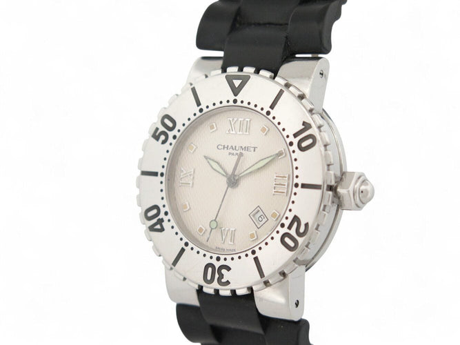 Montre montre CHAUMET class one 628 36 mm en acier automatique  lady 58 Facettes 269672