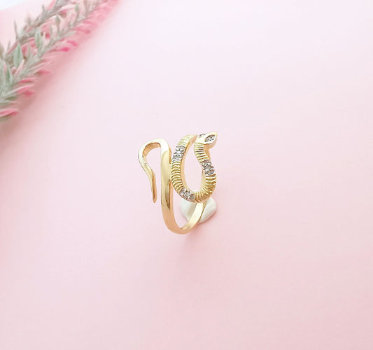 Bague 56.5 Bague Serpent - Or Diamants 58 Facettes AA 1650