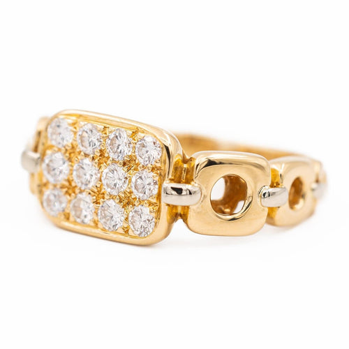 Bague 57 Bague Or jaune Diamant 58 Facettes 2360857CN