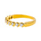 Bague 52 Bague Demi-alliance Or jaune Diamant 58 Facettes 4242529CN