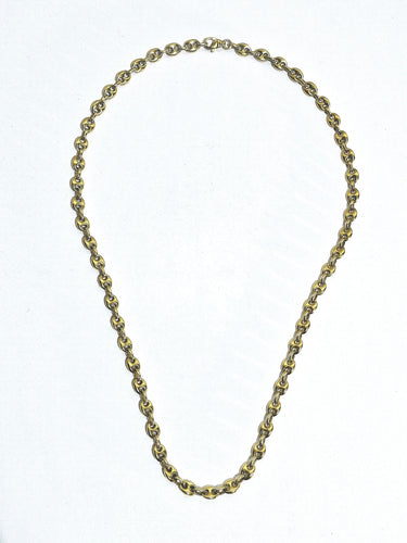 Collier Chaine Or Jaune Grains De Café 58 Facettes