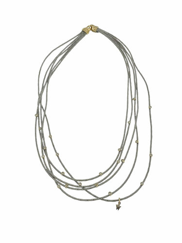 Collier Collier Wellendorff "Morgensonne" en or jaune et blanc avec diamants 58 Facettes