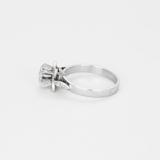 Bague Solitaire Art Déco or blanc 58 Facettes LP1121/13