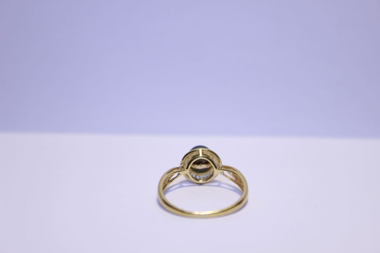 Bague 52 Bague perle de Tahiti 58 Facettes