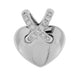 Pendentif CHAUMET - Pendentif Coeur LIENS Or Blanc avec Diamants 58 Facettes