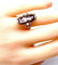 Bague 51 Bague camée sur agate perles fines diamants 58 Facettes AB263