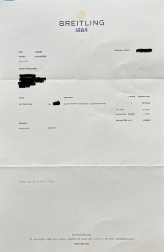 Montre Breitling - Chronomat Super Chronomat Automatique Acier Ensemble Complet 58 Facettes