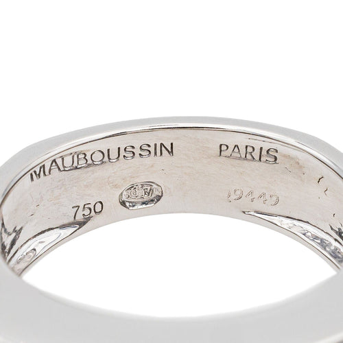 Bague 55 Mauboussin Bague Belle de jour  Or blanc Nacre, Diamant 58 Facettes 3745690RV
