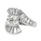 Bague 57 Bague  Platine Diamant 58 Facettes 4292747CN