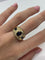 Bague or jaune saphir 2,5 ct et diamants 1 ct 58 Facettes 1203