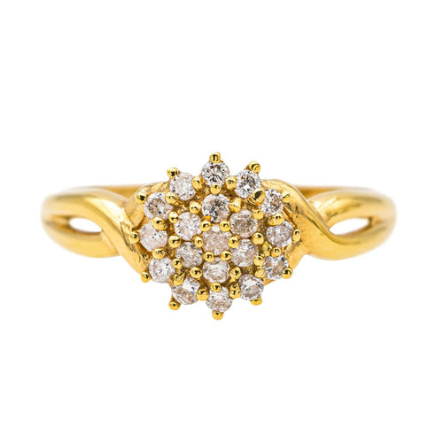 Bague 56 Bague Or jaune Diamant 58 Facettes 578401CD