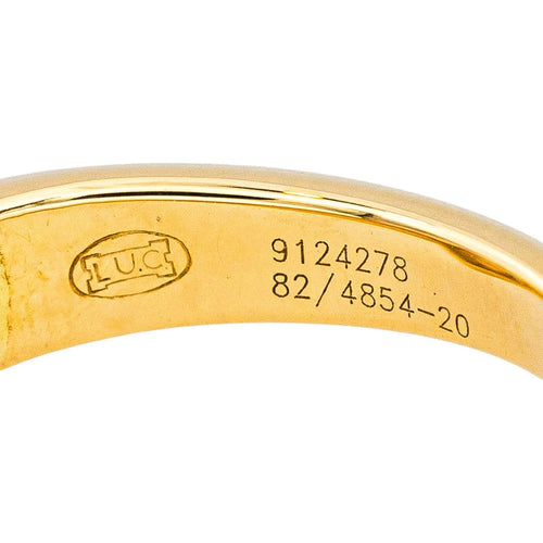 Bague 50 Chopard  Bague Happy Diamond Or jaune Diamant 58 Facettes 4655018RV