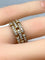 Bague 49 Bague CARTIER maillons panthère or jaune et diamants 58 Facettes AB78